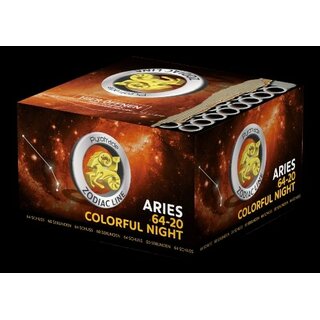 Colorful Night - Aries - Zodiac line